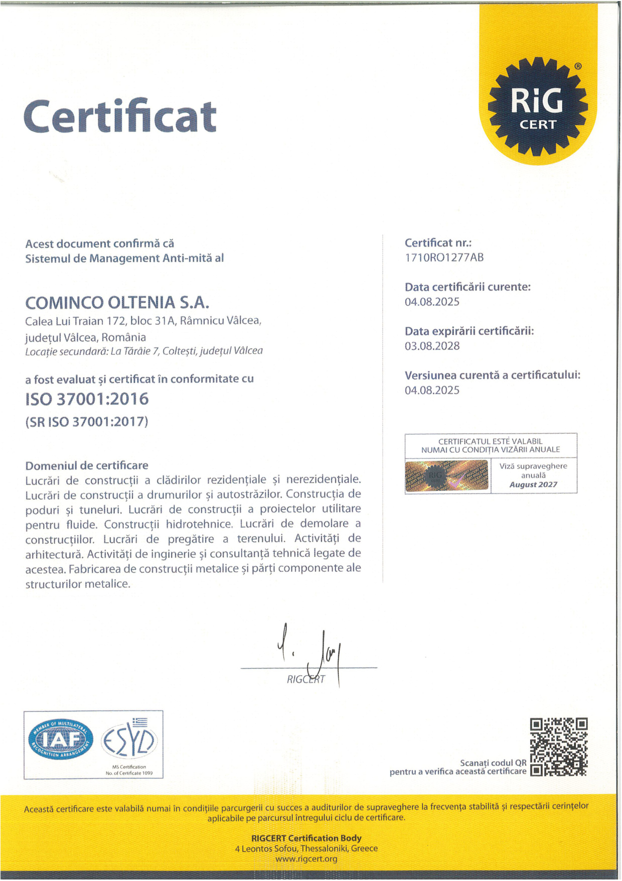 ISO 37001:2016